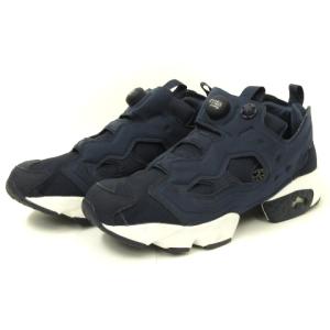 Reebok 良品 INSTAPUMP FURY OG インスタポンプフューリー スニーカー DV6986 ネイビー 紺 27 靴