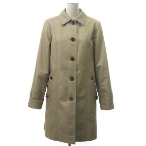 ステンカラ?コート 総裏 裏地クラブチェック ベージュ