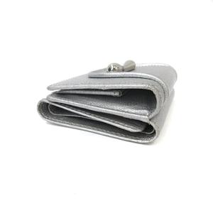 TOFF&LOADSTONE 三つ折り財布 コンパクトウォレット レザー シルバー