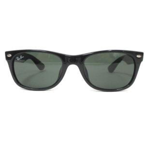 Ray-Ban 美品 New Wayfarer ニューウェイファーラー サングラス RB2132-F 黒 ブラック 5218 140 アイウェア