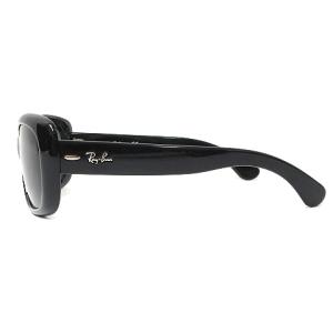 Ray-Ban 美品 JACKIE OHH ジャッキーオー サングラス RB4101F 黒 ブラック 5816 135 アイウェア