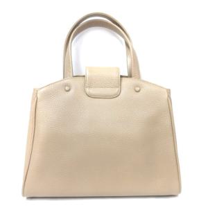 TOFF&LOADSTONE マスタッシュ ハンドバッグ レザー ベージュ ゴールド金具 鞄