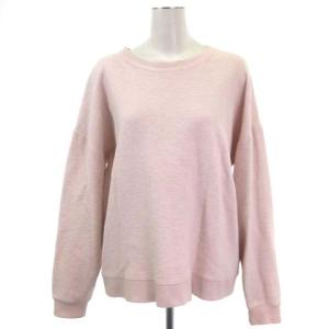 プルオーバースウェットトレーナー ピンク