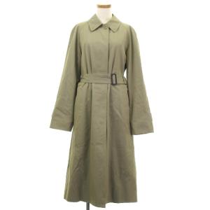 トレンチ コート ステンカラー ベルト ライナー 付き 裏地 チェック コットン ベージュ系 9 アウター ECR4