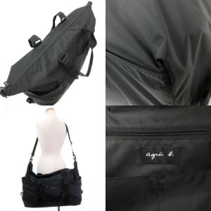 agnes b. トラベルバッグシリーズ 2way ボストンバッグ ナイロン
