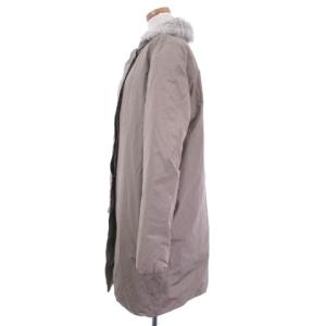 BRUNELLO CUCINELLI ダウン ジャケット コート リアル ファー イタリア製 ベージュ 44 アウター