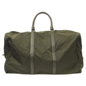 PRADA ボストンバッグ ナイロン カーキ