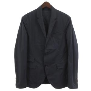 Neil Barrett セットアップ スーツ テーラードジャケット シングル 2B リブパンツ ストレッチ マットナイロン ポリエステル ダークネイビー