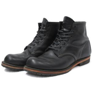 9414 Beckman Boot Vibram ベックマン ブーツ ビブラムソール ブラックフェザーストーン レザー 黒