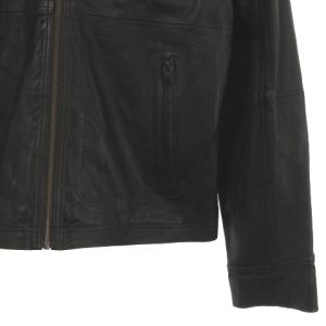 Timberland タグ付き ライダース ジャケット ジップアップ シープスキン ラム レザー ブラウン系 XL アウター