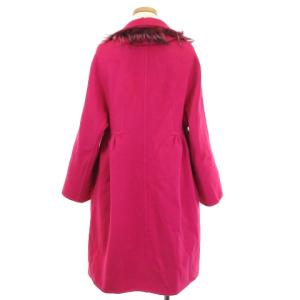 Ermanno Scervino 近年モデル ロング コート フォックス ピンク