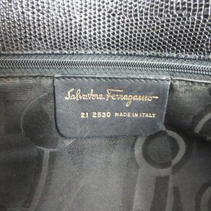 Salvatore Ferragamo レザートートバッグ ブラック