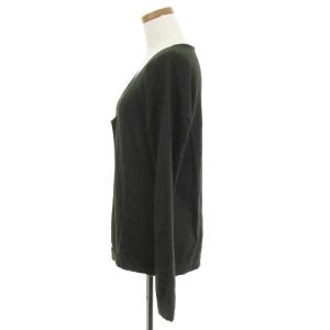 PRADA ニット セーター 長袖 Vネック プルオーバー アルパカ グリーン 44 ECR8