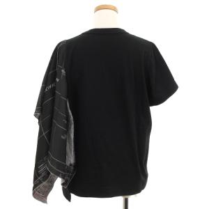 sacai 20SS World Map T-Shirt ドッキング 1 ブラック