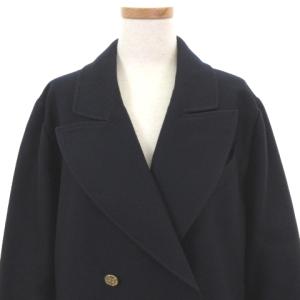 CHANEL BOUTIQUE ヴィンテージ テーラードジャケット 金ボタン 42 ネイビー