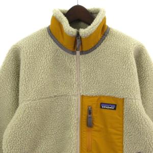 Patagonia クラシックレトロX フリース ジャケット ボア 23056 ベージュ イエロー S トップス