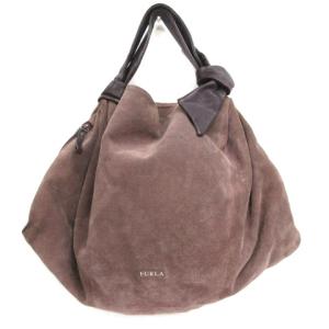 セミショルダーバッグ スエード ボルドー 210922O