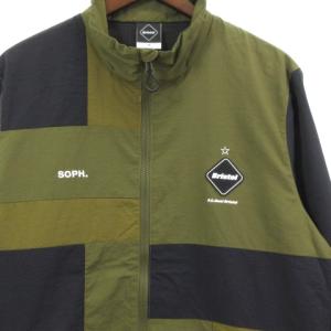 F.C.Real Bristol 20AW PATCH WORK STAND COLLAR BLOUSON M カーキ ブラック