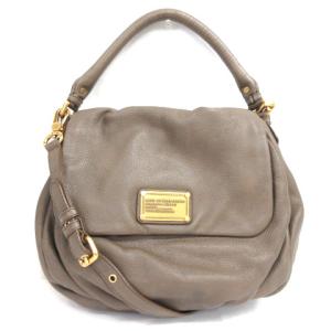 M3112069 Classic Q レザー 2way ショルダーバッグ ハンドバッグ 鞄 グレージュ