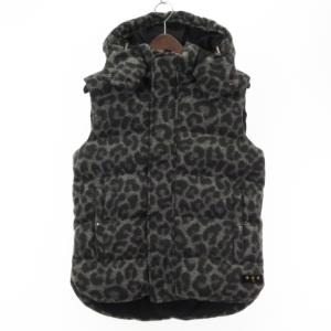 nonnative ROAMER DOWN VEST レオパード柄 3 グレー nn-v2102
