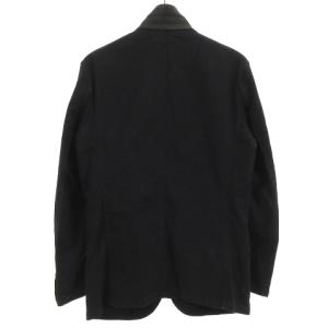 ISAMU KATAYAMA BACKLASH COTTON LINEN UNCON JACKET アンコン ジャケット コットン リネン ブラック 4 XL