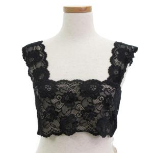 18SS レースビスチェ S ブラック