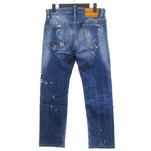 DSQUARED2 S74LB0143 17SS MAC DADDY JEAN デニム パンツ インディゴブルー