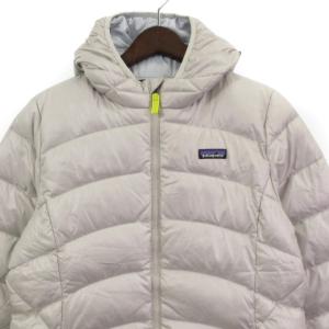 Patagonia 20AW Girls' Hi-Loft Down Sweater Hoody XXL グレー