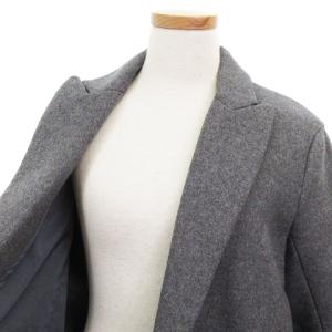 Theory ウールカシミヤ混チェスターコート グレー