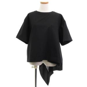 21SS Suiting Mix Pullover 半袖カットソー 2 黒