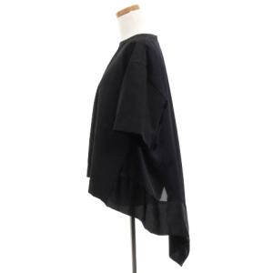 sacai 21SS Suiting Mix Pullover 半袖カットソー 2 黒