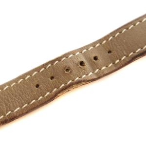 HERMES エトゥープ 腕時計 替えベルト 純正 レザー O刻印 ラグ幅13mm グレー