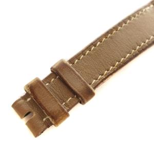 HERMES エトゥープ 腕時計 替えベルト 純正 レザー O刻印 ラグ幅13mm グレー