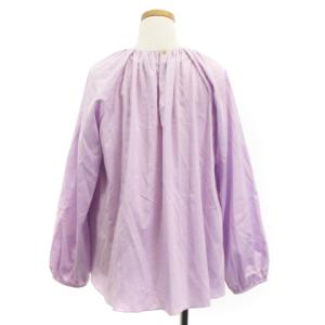 Drawer 19SS ギャザーブラウス シルク混 38 ピンク