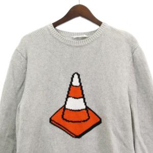 CARVEN クルーネックニットセーター L グレー