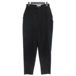 ヴィンテージ 90's テーパードパンツ 裾ジップ M ブラック