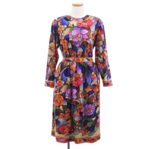 FASHION ヴィンテージ 総柄セットアップ M マルチカラー