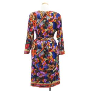 LEONARD FASHION ヴィンテージ 総柄セットアップ M マルチカラー