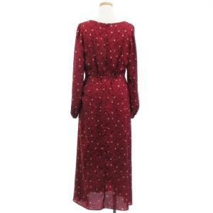 TOCCA 20AW Ethical Small Flowers Print ドレスワンピース 0 レッド