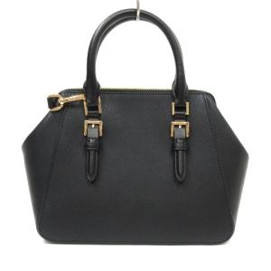 MICHAEL KORS 美品 CHARLOTTE ショルダー バッグ ハンド 2WAY チャーム レザー ブラック