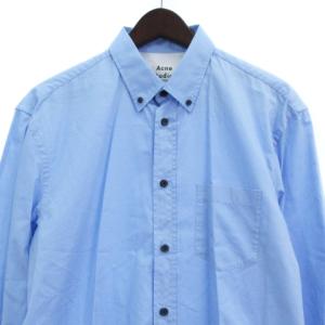 Acne Studios Classic Cotton Poplin Shirt 48 ライトブルー 