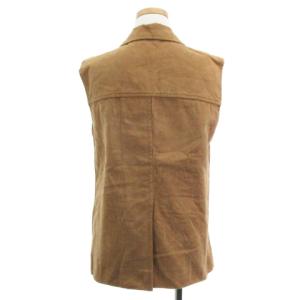 CELINE ベスト ジャケット 金ボタン フランス製 ブラウン