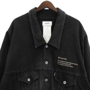 doublet 20SS MARIONETTE SILK DENIM JACKET ジャケット ブラック