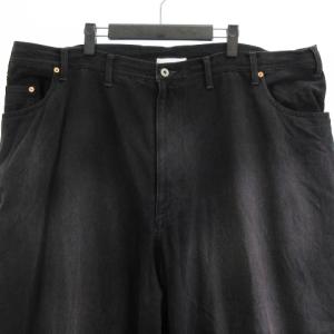 doublet 20SS12PT124 20SS MARIONETTE SILK DENIM PANTS ブラック