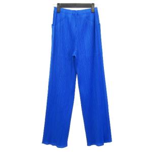 PLEATS PLEASE ISSEY MIYAKE イッセイミヤケ イージーパンツ スリム プリーツ PP01-JF204 ブルー 1