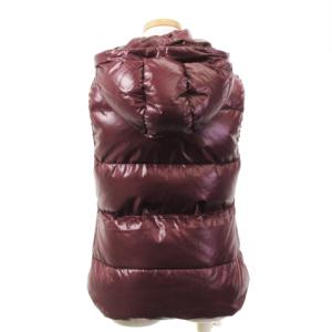 DUVETICA Goccia ダウン ベスト フード ボルドー レッド系 38