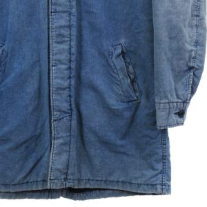 REMI RELIEF シャンブレーステンカラーコート L ブルー 
