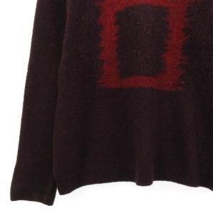 GIANNI VERSACE ウールニットセーター  46パープル 