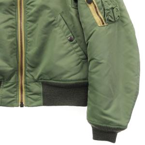 AVIREX MA-1 6182064 フライト ジャケット 中綿 S カーキ