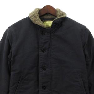 BUZZ RICKSON’S BR12030 東洋エンタープライズ N-1 NAVY デッキジャケット 紺